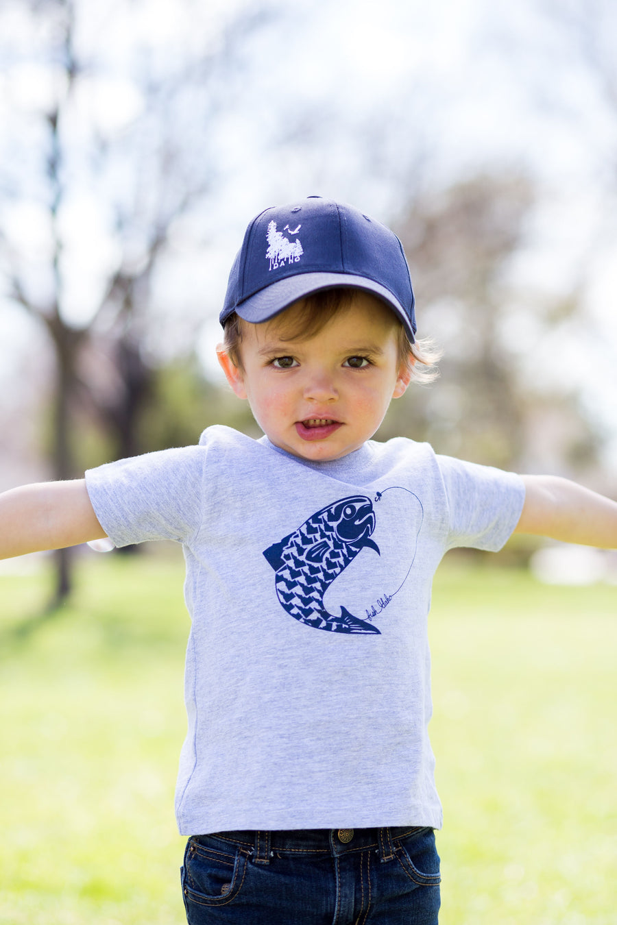 Fish Idaho Toddler Tee