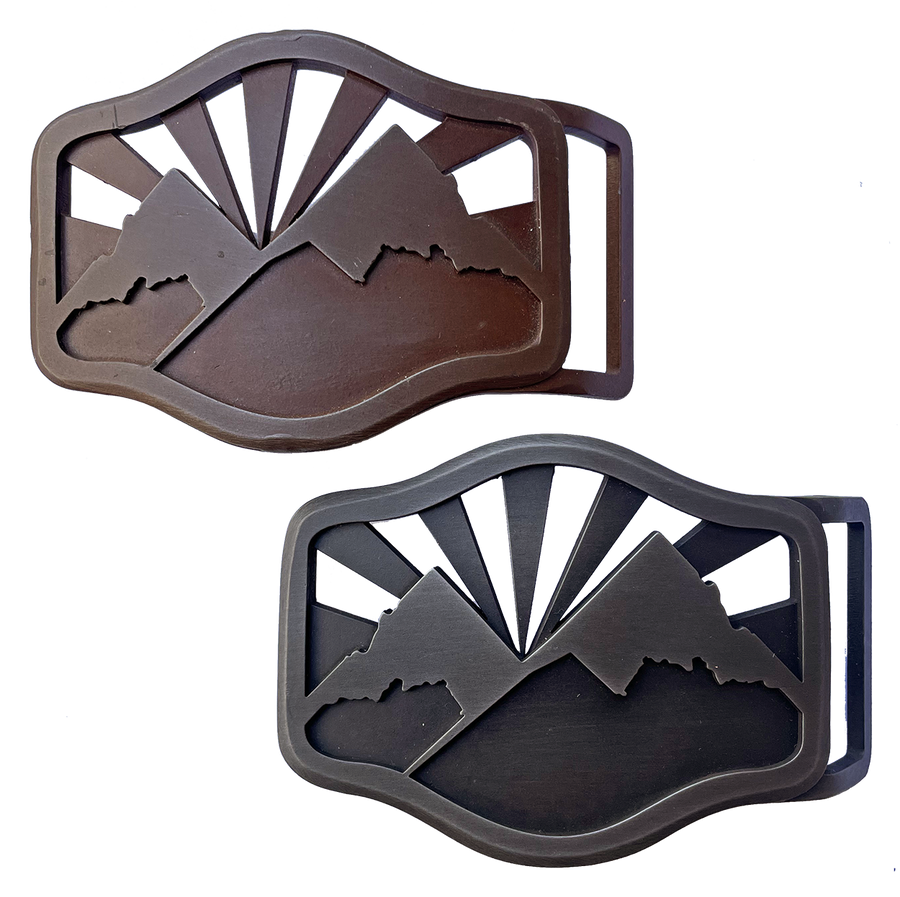 Idaho Mountains Belt Buckle
