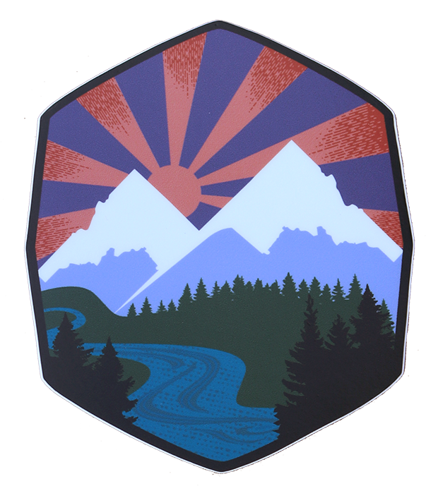 Idaho Mountains Sticker