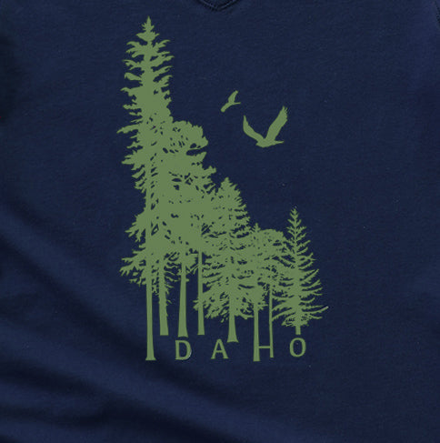Idaho Wilderness Ladies V-Neck