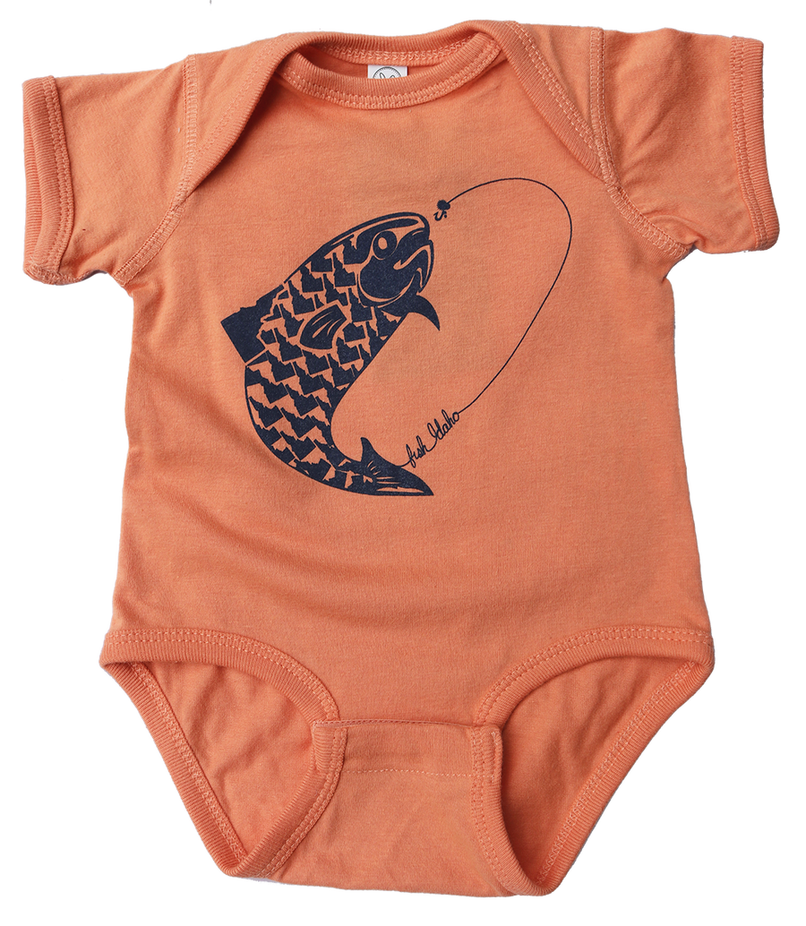 Fish Idaho Baby Onesie