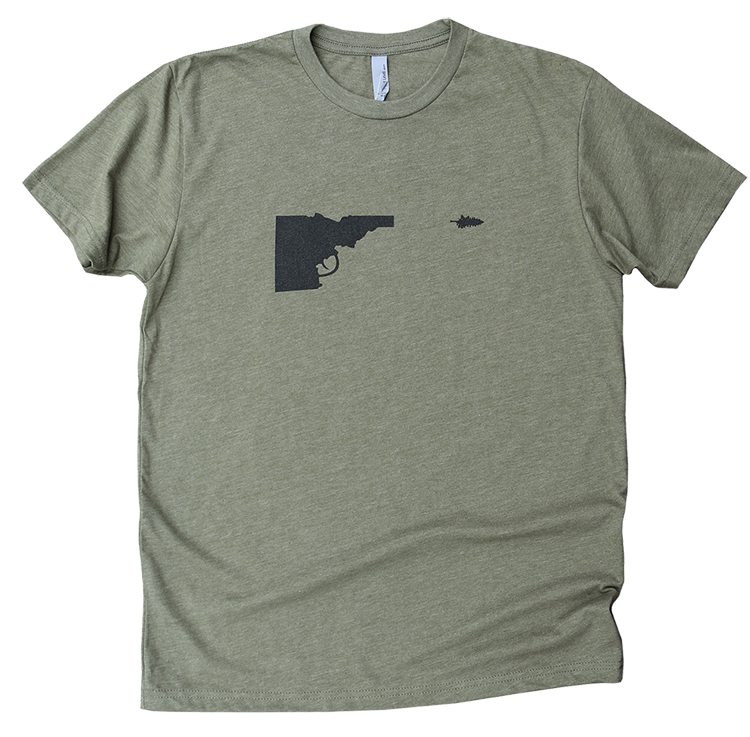 Idaho Tree-Gun Mens Tee