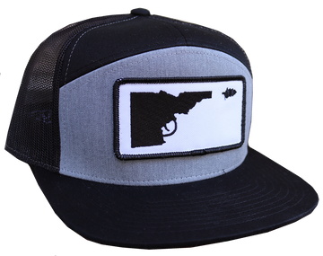 Idaho Tree-Gun Patch Snapback Flat-Bill Hat