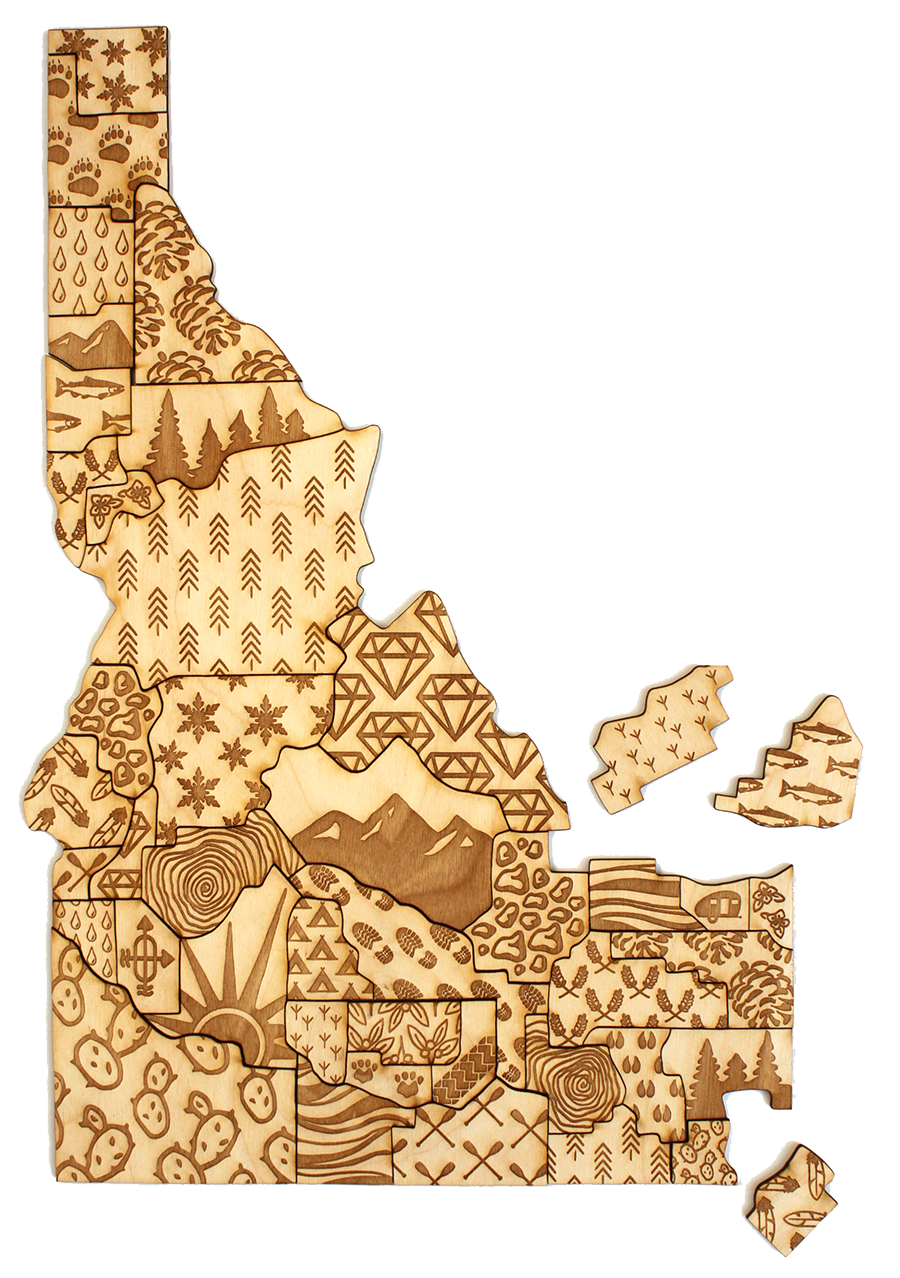 Idaho Counties Puzzle