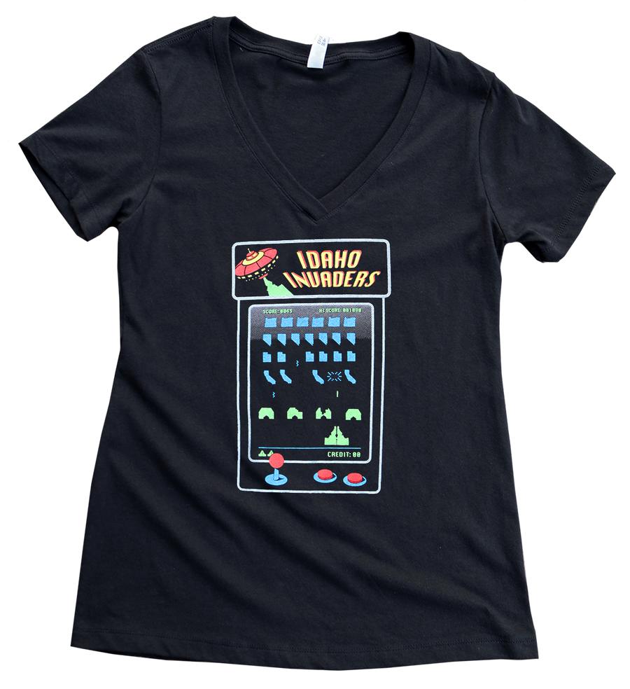 Idaho Invaders Ladies V Neck