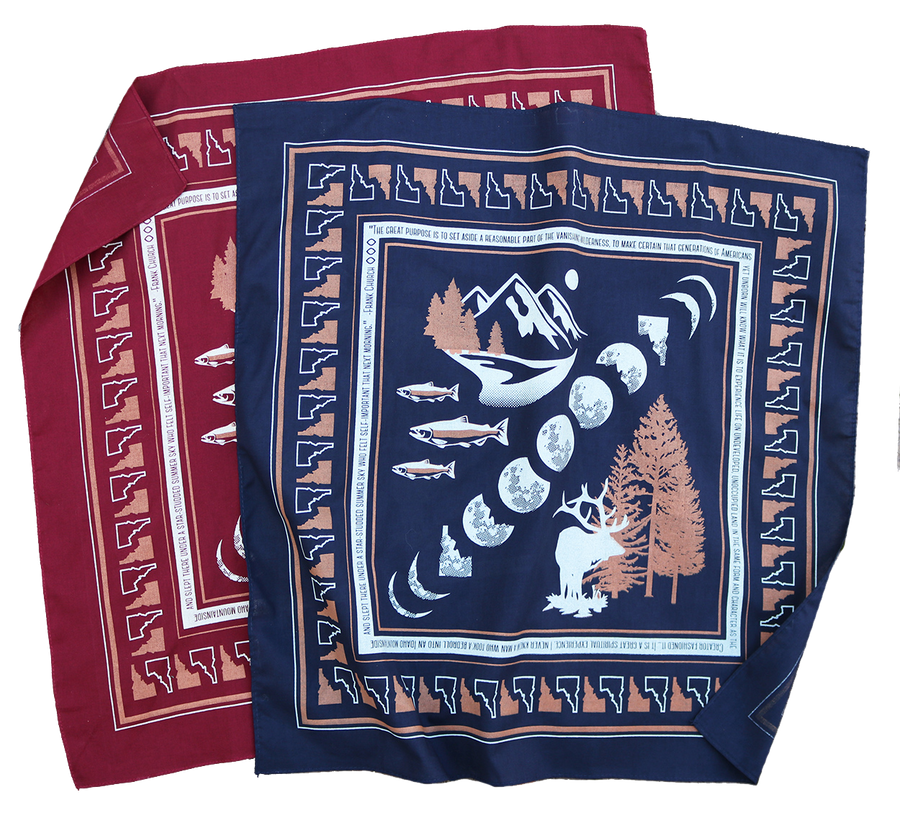 Idaho Moon Phases Bandana