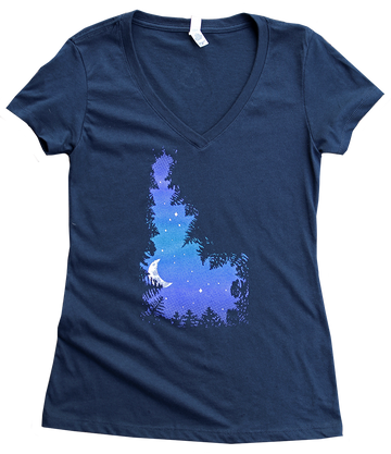 Skydaho Ladies V Tee