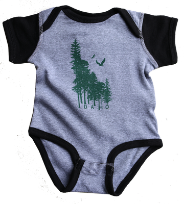 Idaho Wilderness Baby Onesie