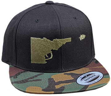Idaho Tree-Gun Camo Snapback