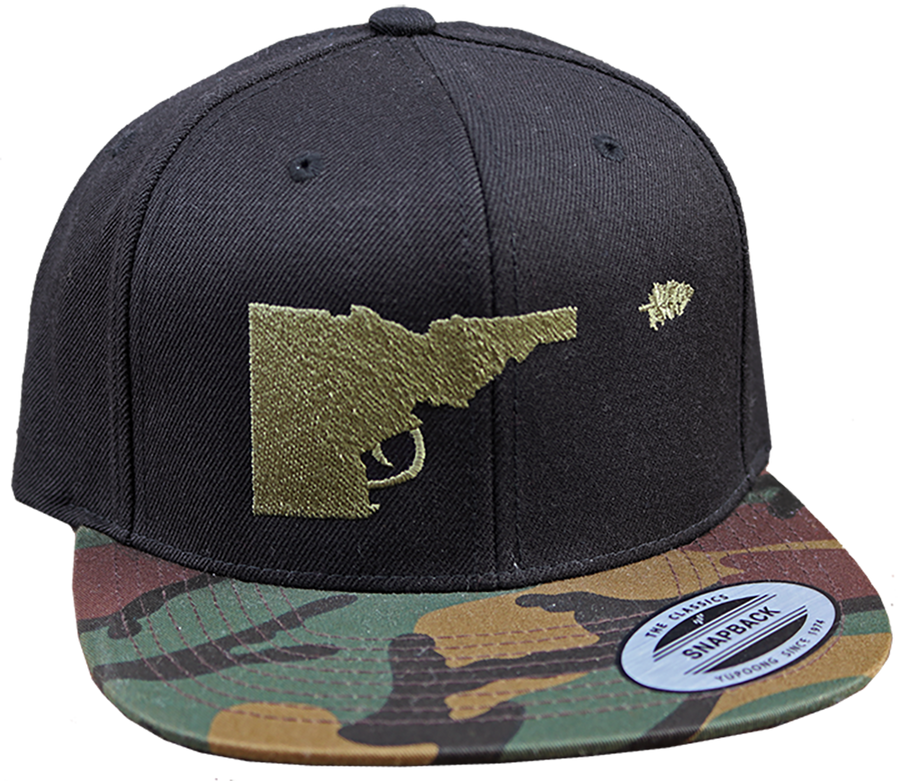 Idaho Tree-Gun Camo Snapback