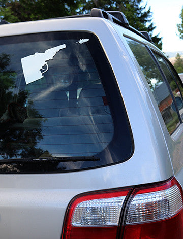 Idaho Tree-Gun Sticker - 10