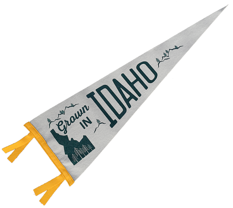 Grown in Idaho Felt Pennant
