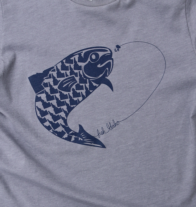 Fish Idaho Mens Tee
