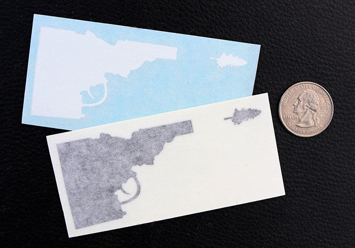 Idaho Tree-Gun Sticker - 3.5