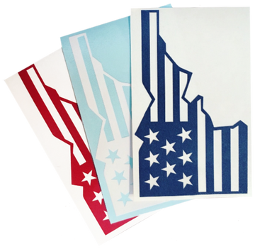 Star-Spangled Idaho Sticker
